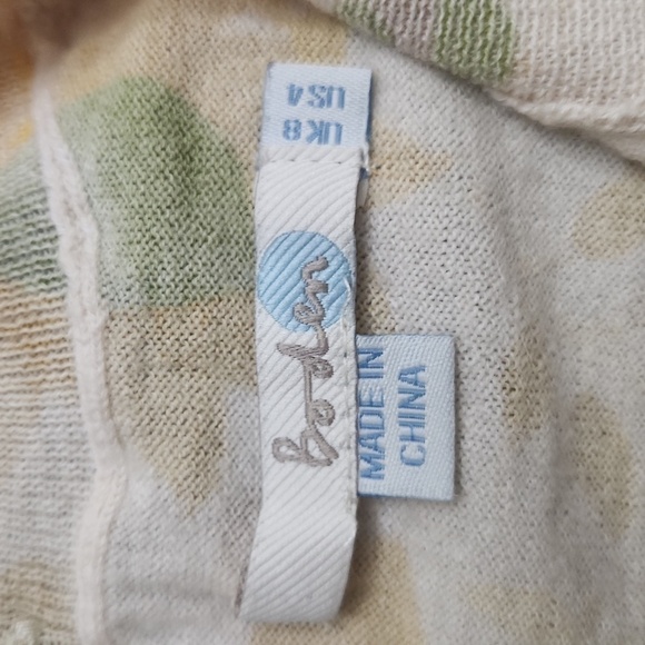 Boden Wool Floral Cardigan with button detail on the back size 4 Cottagecore - Picture 10 of 10